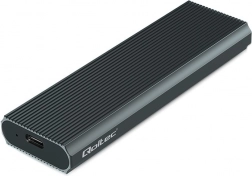 Carcasă externă din aluminiu pentru SSD M.2 NVMe, USB 3.1 Gen2 10 Gb/s, până la 4 TB, grafit
