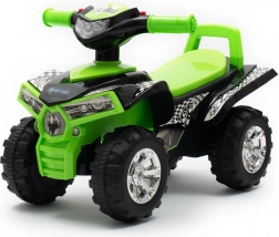 Trotinetă fără pedale pentru copii ATV cu sunete BABY MIX – verde
