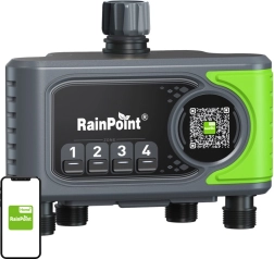 Unitate de control irigare cu 4 zone și gateway Wi‑Fi RAINPOINT