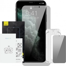 Baseus Crystal protecție intimitate sticlă călită pentru iPhone X/XS