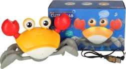 Crab interactiv care se târăște cu muzică pe USB – Roșu