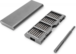 Set precis de șurubelnițe 57 în 1 DIGITUS în husă de aluminiu