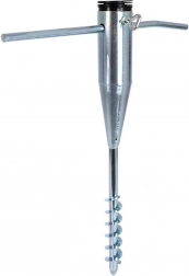 Suport metalic înșurubabil pentru umbrelă de grădină și plajă 57 cm