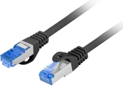 Cablu patch Cat6a S/FTP LSZH CCA 0,25 m negru