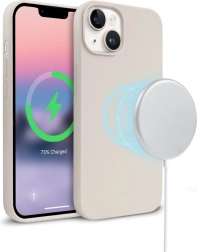 Carcasă magnetică pentru iPhone 14/13 MagSafe în culoare bej de piatră
