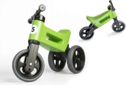 Bicicletă de echilibru Funny Wheels Rider Sport 2‑în‑1 pentru copii – Verde
