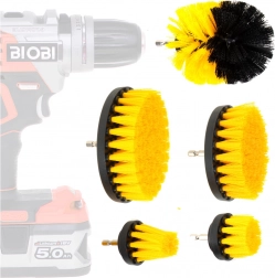 Set de atașamente multifuncționale pentru bormașină, curățare – 5 piese