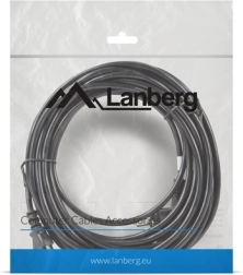 Cablu de alimentare LANBERG CEE 7/7 – IEC 320 C13, VDE, 10 m, negru