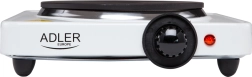 Plită electrică cu o singură zonă ADLER 1500 W, albă