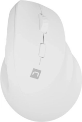 Mouse vertical fără fir Crake 2 BT 5.2 + 2.4GHz albă