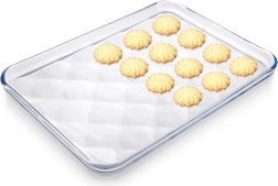 Tavă din sticlă termorezistentă 33,5 × 24,5 × 2 cm