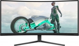 Monitor curbat de gaming 34" VA, 180 Hz, HDMI x2, DP x2