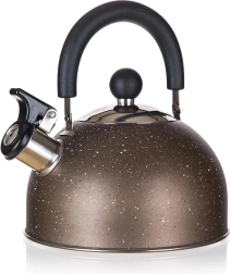 Ceainic din oțel inoxidabil 1,7 l GRANITE Brown cu fluier