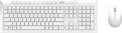 Set wireless tastatură și mouse Rapoo multi-mode alb