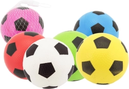 Minge de fotbal din cauciuc Teddies, 12 cm - 1 bucată