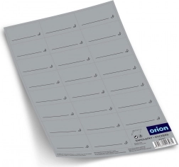 Etichete autoadezive gri pentru condimente, 23 buc.