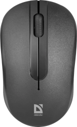 Mouse optic wireless Defender negru 1600 dpi