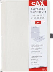 Mapă clipboard SAX A4 cu clips, închidere, culoare crem
