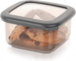Cutie pătrată pentru alimente vrac cu capac, 400 ml