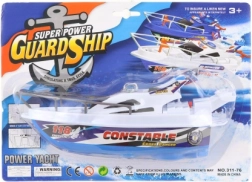 Barcă din plastic plutitoare pe baterii