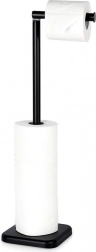 Suport liber pentru hârtie igienică 56 cm – negru VILDE