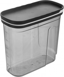 Recipient pentru alimente vrac cu dozator GREY 1,8 l
