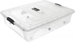 Cutie de depozitare joasă sub pat pe roți 50 l