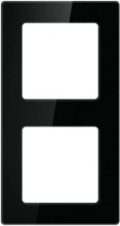 Ramă dublă pentru întrerupătoare Avatto (negru)