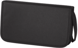 Husă pentru CD și DVD 64 bucăți neagră