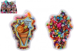 Set de mărgele din plastic colorate pentru creație