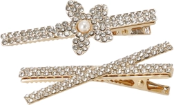 Agrafe de păr, agrafe de păr BLING 2 buc. - aurii, mix de modele