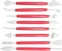 Set de spatule pentru modelarea torturilor, 8 buc.