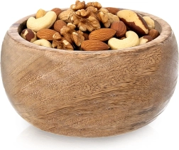 Bol din lemn de mango 14 cm, 450 ml