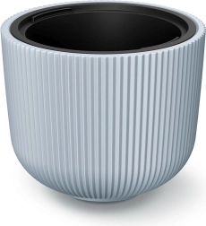 Ghiveci cu inserție Milly 46,9 cm – ghiveci din plastic gri deschis pentru interior și exterior