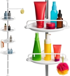 Etajeră de duș telescopică de colț RUHHY