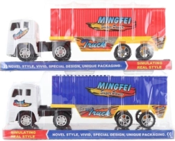 Camion din plastic cu remorcă cu mecanism inerțial