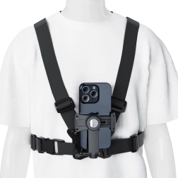 Curea de piept pentru telefon și GoPro cu oglindă