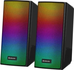 Boxe pentru computer DEFENDER Spitfire 2.0 cu Bluetooth și LED, 6 W
