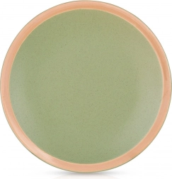 Farfurie de desert din ceramică Arthena Green 21 cm