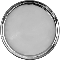 Tavă rotundă de servire din inox 23 cm