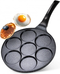 Tigaie din granit pentru ouă cu 7 orificii Basic Line 26 cm