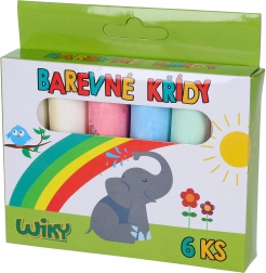 Crete colorate pentru trotuar, 6 buc