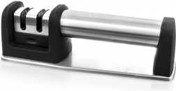 Ascuțitor manual în două trepte pentru cuțite ORION din oțel inoxidabil