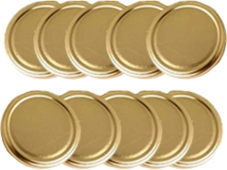 Capace aurii pentru conservare TO 82 (6z) – set 10 buc.