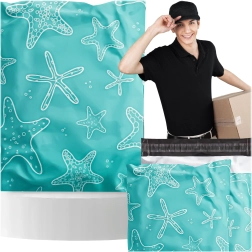 Foliopak curier cu motiv stea de mare 310 × 420 mm, 50 buc