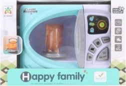 Cuptor cu microunde pentru copii, pe baterii, cu farfurie rotativă