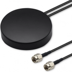 antena GPS + 4G/GLONASS omnidirecțională de exterior cu 2× SMA