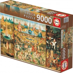 Puzzle 9000 piese Grădina desfătărilor pământești