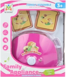 Prăjitor de pâine pentru copii, cu baterii, cu lumină și sunete