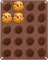Formă din silicon pentru mini brioșe 20 buc Orion